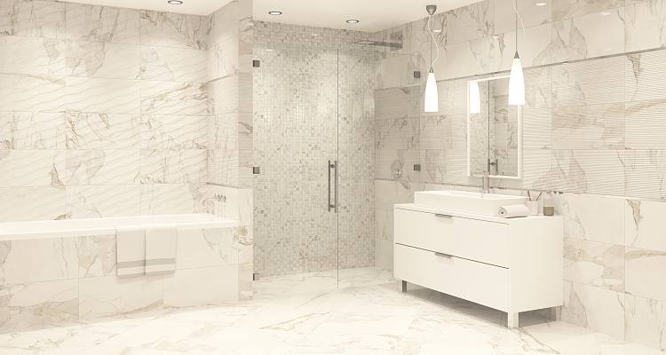 Marble Trend Мозаика K-1001/MR/m13/30,7x30,7 Calacatta