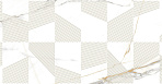 Champagne Mosaic Декор белый 20х50_4