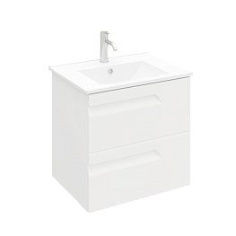 Тумба подвесная ATLAS 60 под умыв-к Creavit Su 60, белый матовый, LA-WCAB-60-122